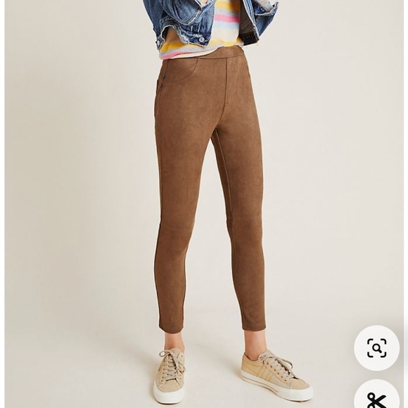 Sanctuary Pants - Sanctuary Chocolate Brown Sueded Leggings Pants LP
